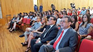 En la presentación del libro "Jóvenes y Violencia en Jalisco. Un enfoque multidisciplinario. Tomo I", en Paraninfo Enrique Díaz de León