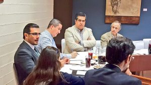 El Magistrado Presidente Rodrigo Moreno Trujillo participando en la sesión de comité ejecutiva, en Cámara de Comercio El Magistrado Presidente Rodrigo Moreno Trujillo participando en la sesión de comité ejecutiva, en Cámara de Comercio