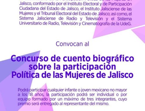 Concurso de cuento biográfico sobre la participación Política de las Mujeres de Jalisco