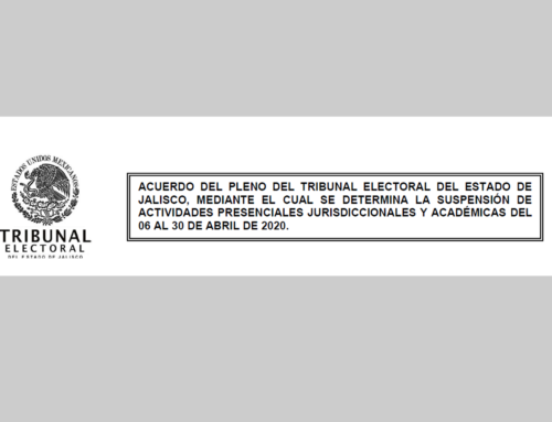 Acuerdo Plenario del Tribunal Electoral del Estado de Jalisco